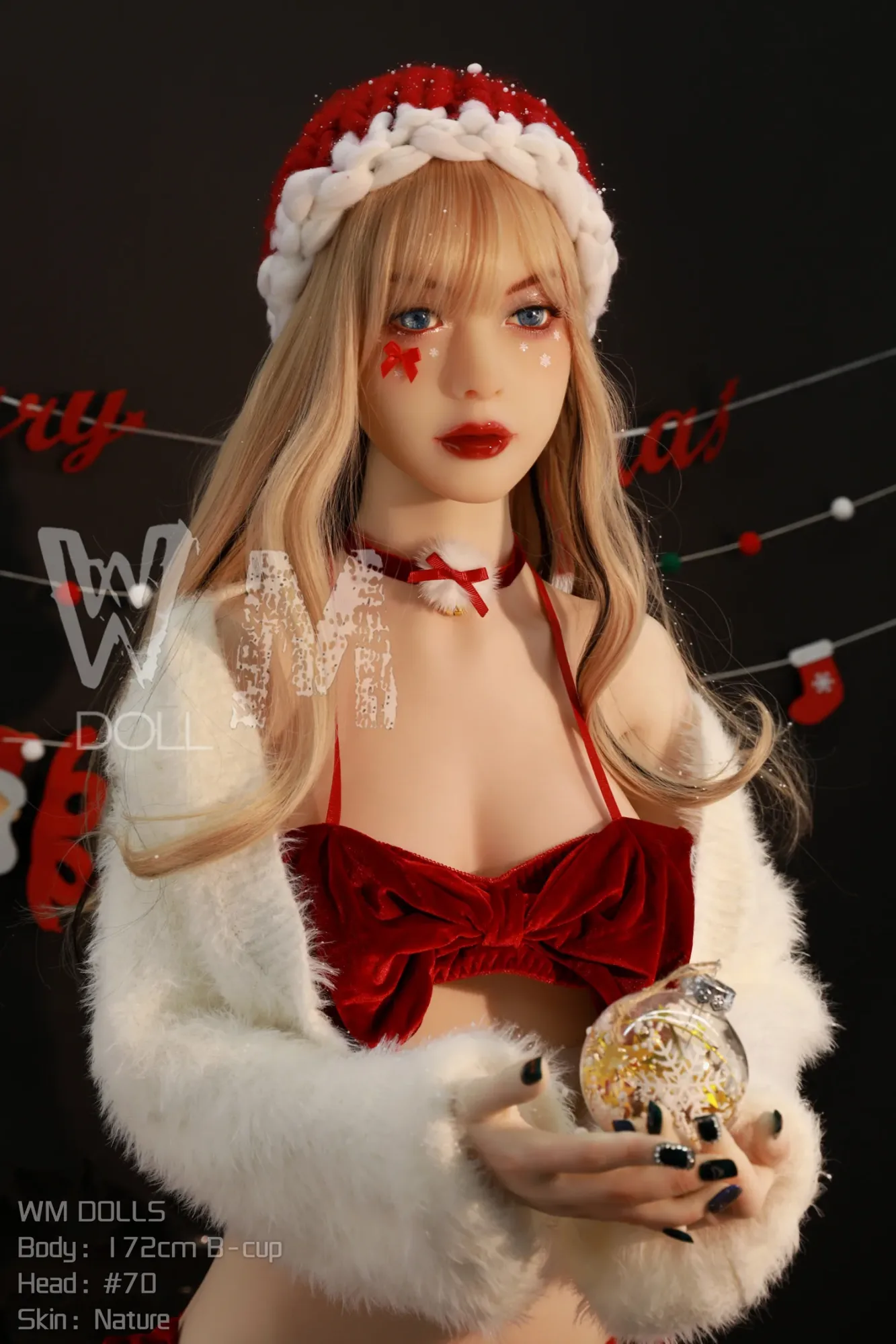 5FT6/172CM B CUP TPE CHRISTMAS SEX DOLL - JENNIFER view 3