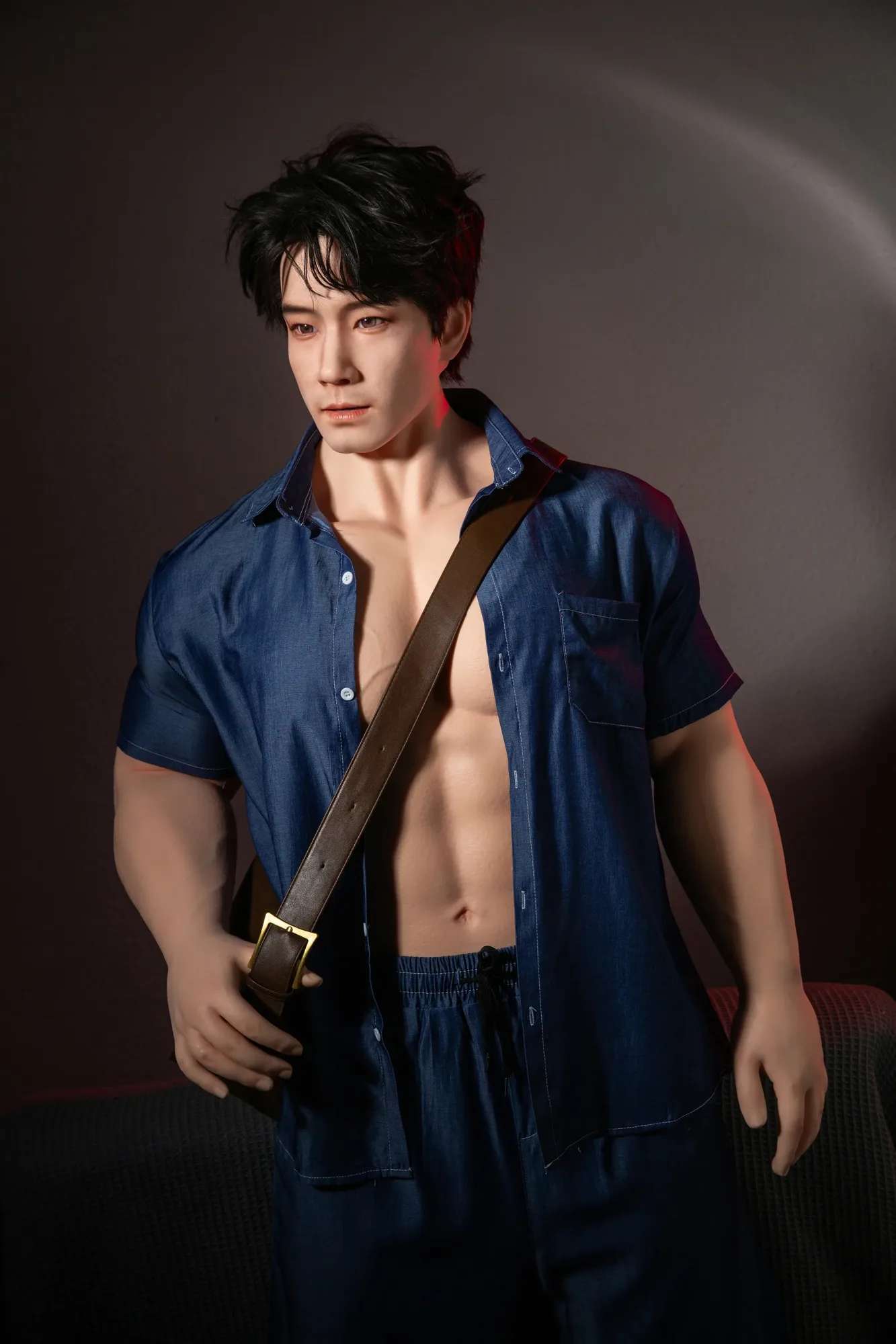 5FT7/175CM SILICONE ASIAN MALE SEX DOLL - QIAO YU view 2