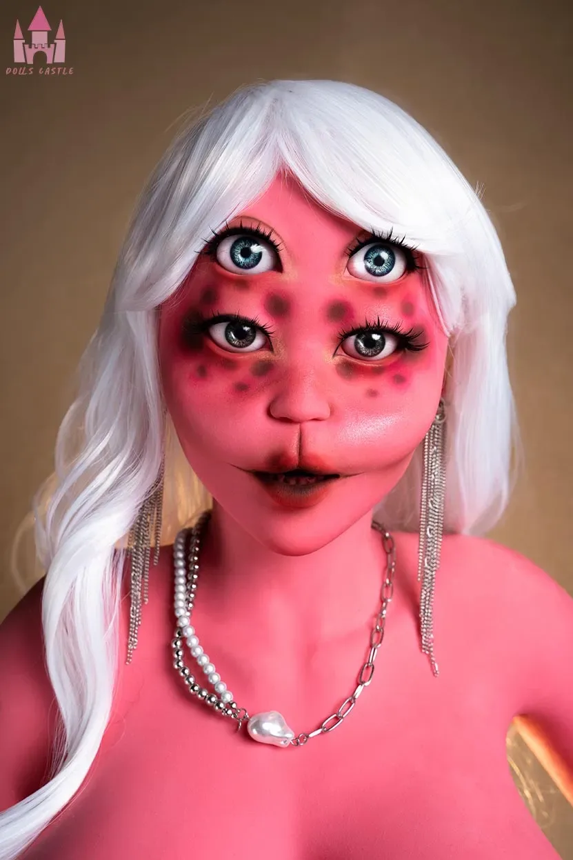 5FT3/162CM TPE FOUR EYES ALIEN SEX DOLL - CAROL view 6