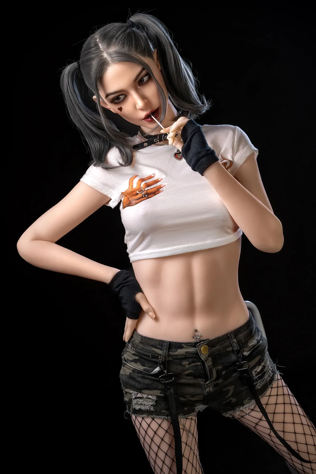 5FT7/173CM C CUP SILICONE HEAD&TPE BODY HARLEY SEX DOLL M7 - HARLEY