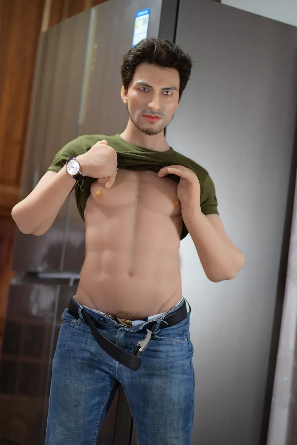 5FT6/170CM SILICONE HEAD&TPE BODY MALE SEX DOLL - STEVEN view 6