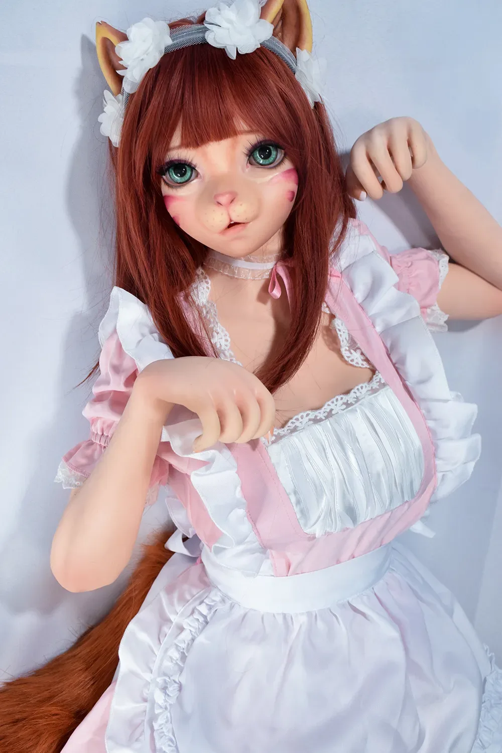4FT9/150CM SILICONE CAT FURRY SEX DOLL – MORIKAWA YUKI