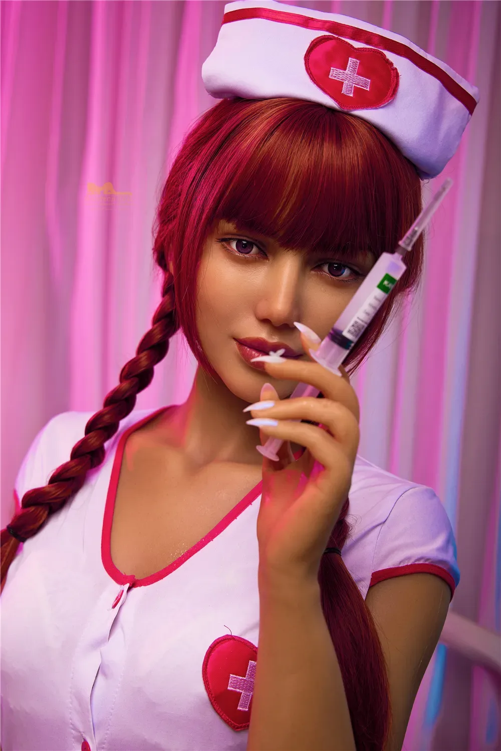 5FT5/168CM B CUP SILICONE NURSE SEX DOLL S13 – CELINE view 5