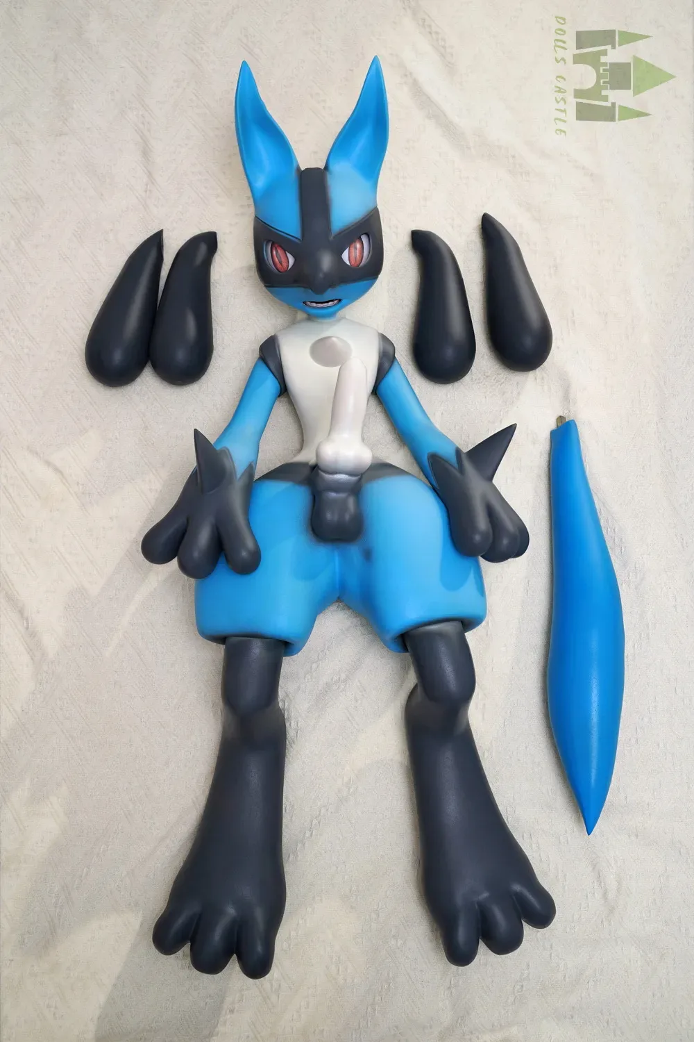 SILICONE LUCARION MALE POKEMON SEX DOLL view 7
