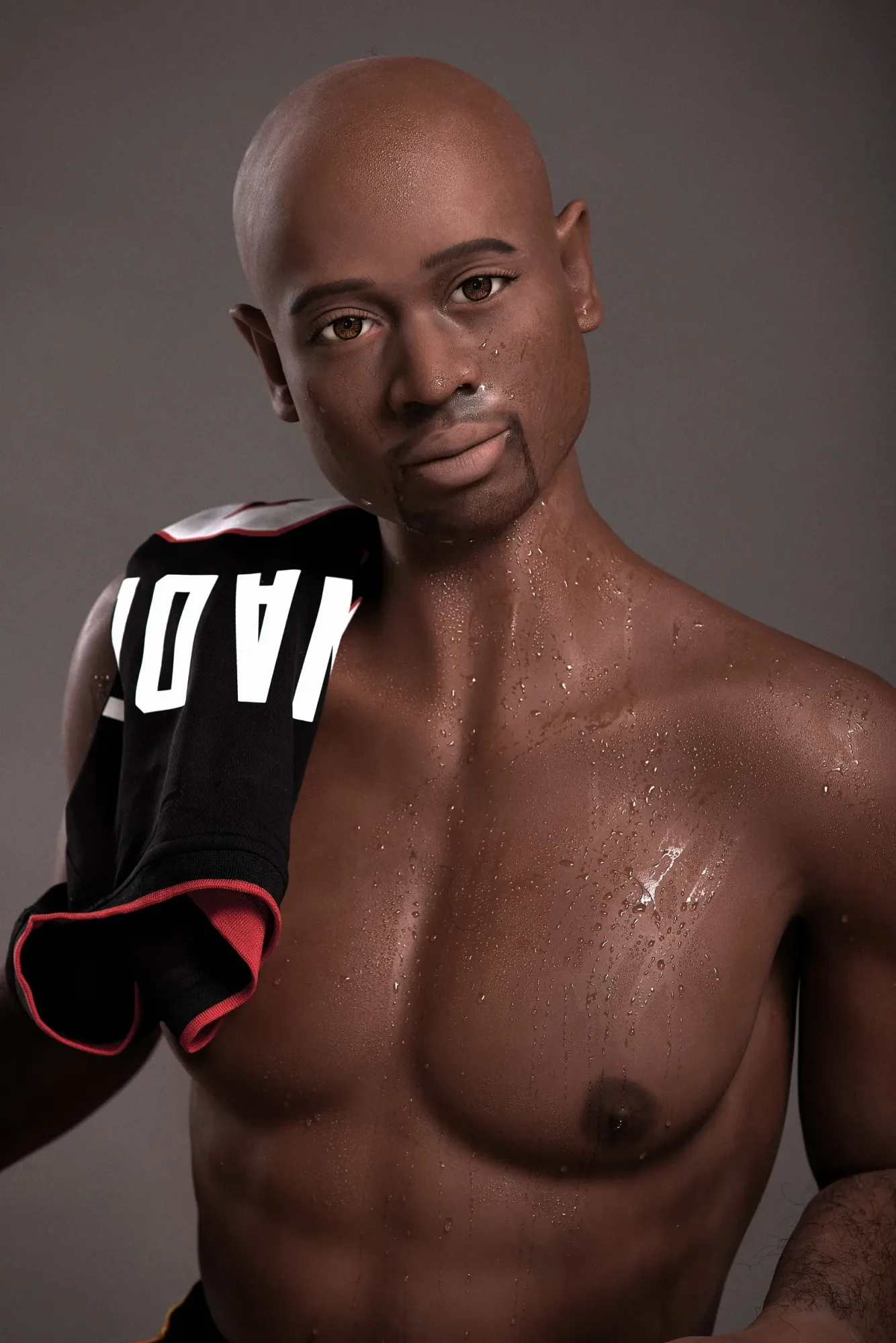 5FT7/175CM TPE MALE EBONY SEX DOLL - JAMES view 2