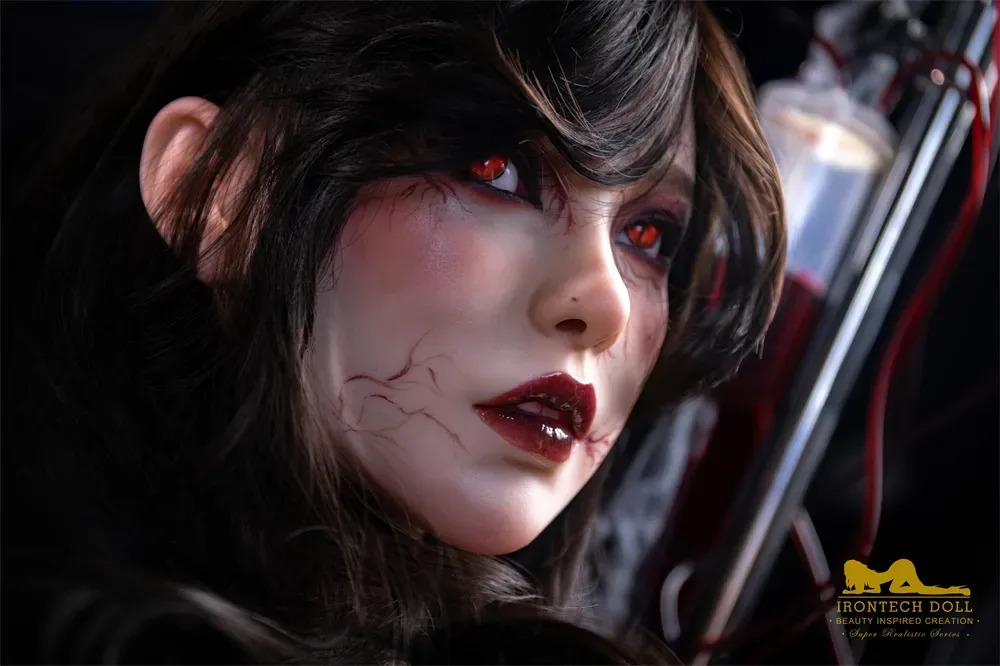5FT47/167CM D CUP SILICONE VAMPIRE SEX DOLL S40 – SUKI view 4