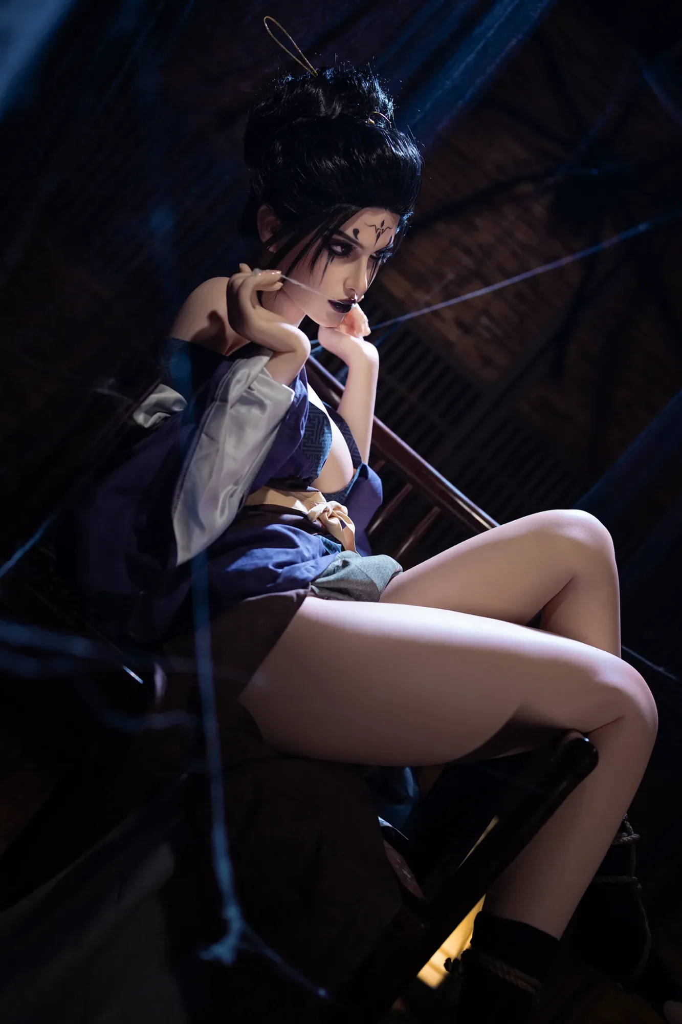5FT4/164CM F CUP SILICONE BLACK MYTH SPIDER SPIRIT SEX DOLL S5 - SI MEI view 7