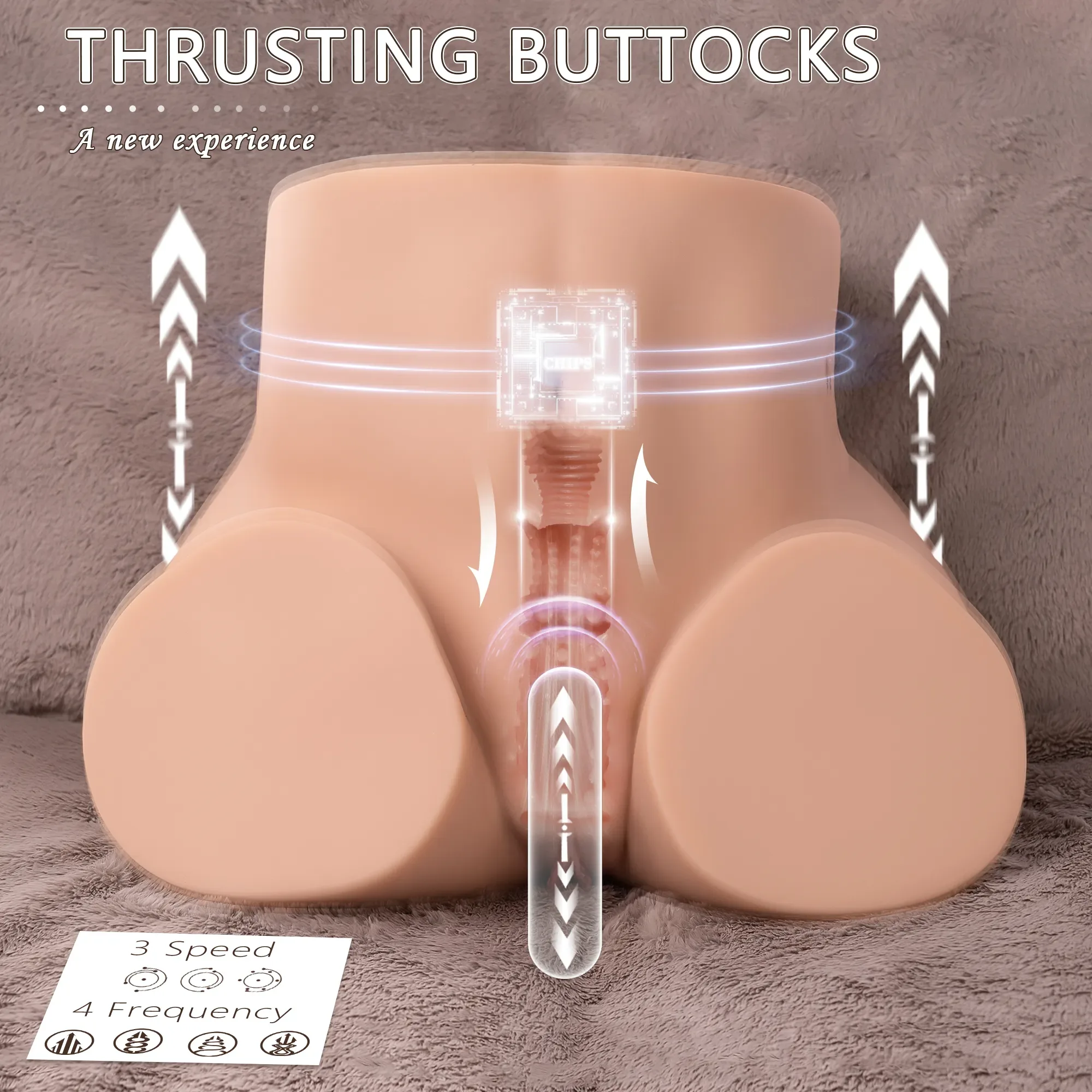 ETHEL AUTO - 25.6 LB MOVING ASS TORSO SEX DOLL view 3