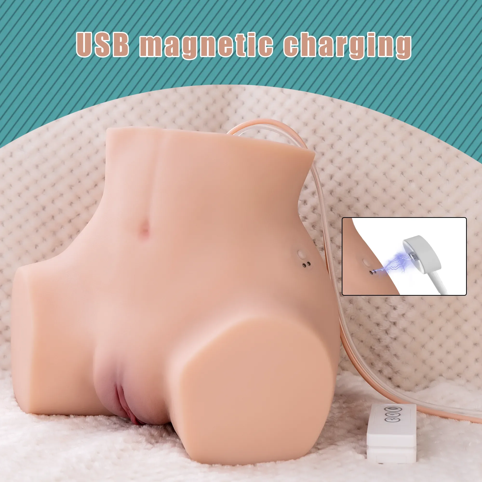 LORNA AUTO - 11LB SUCKING VIBRATING ASS SEX DOLL TORSO view 7