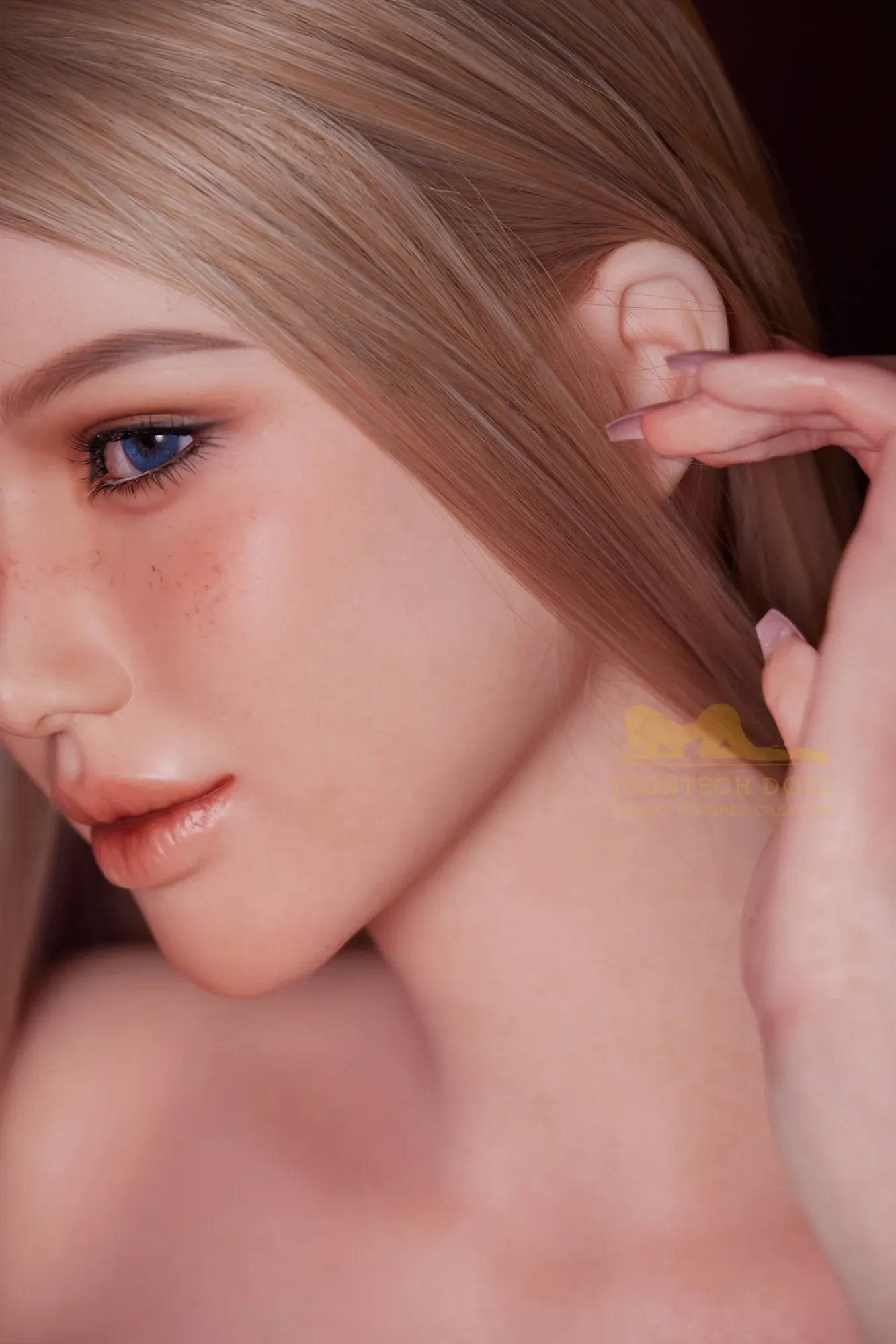 5FT4/164CM D CUP SEAMLESS NECK BLONDE SEX DOLL S13 – CELINE view 5