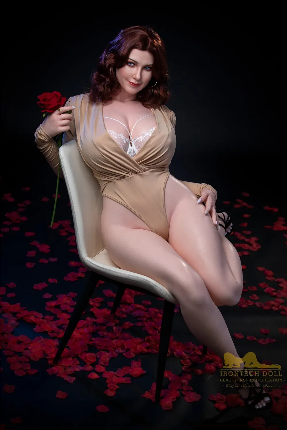 5FT24/160CM J CUP SILICONE BBW SEX DOLL S12 - CARMEL view 6