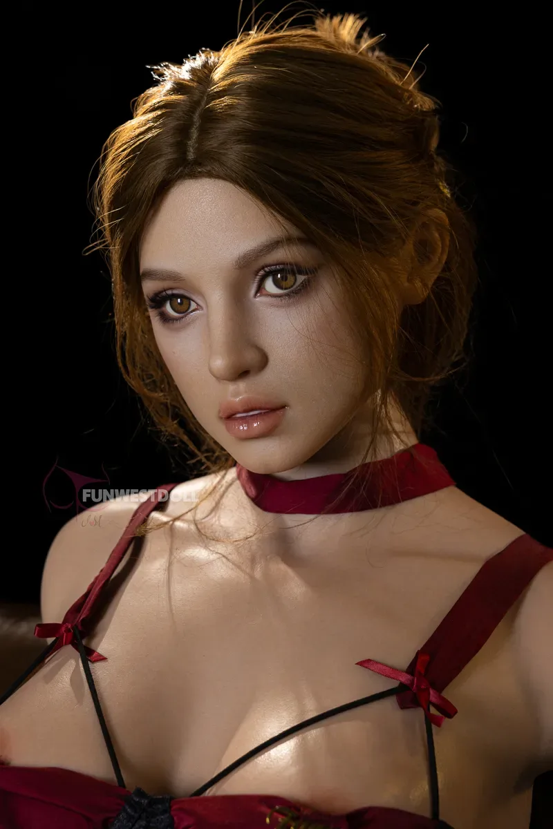 3ft7 Lyra - 52.9LB D Cup ROS Head Silicone Sex Doll Torso view 5