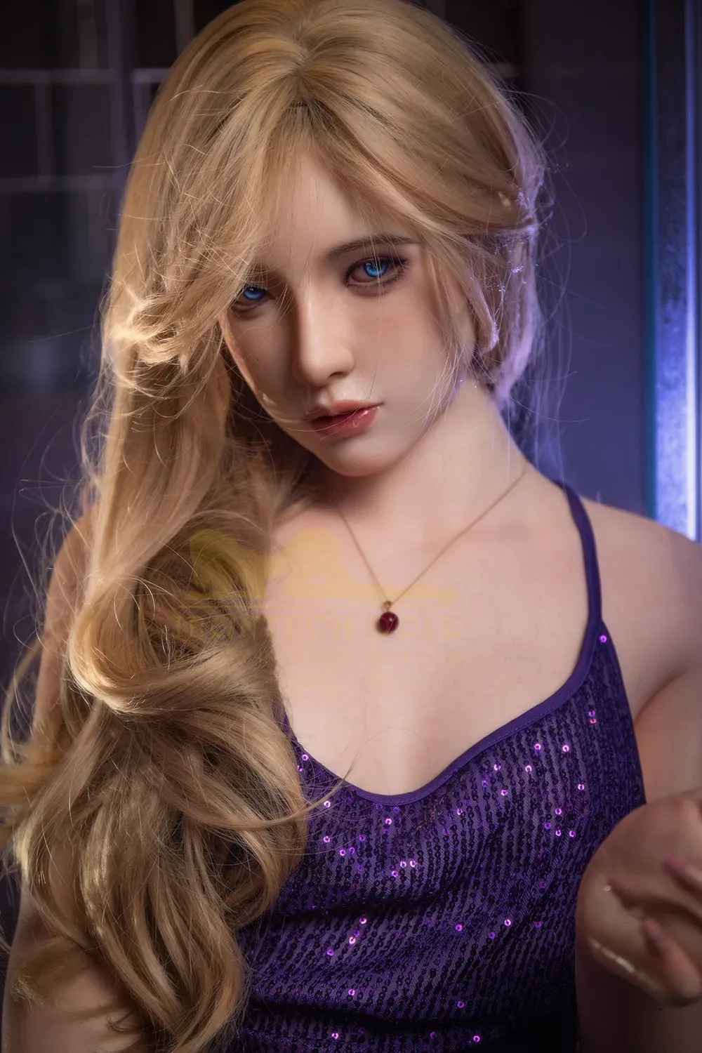5FT3/162CM MINUS A CUP SILICONE BLONDE SEX DOLL S37 - YEONA view 8