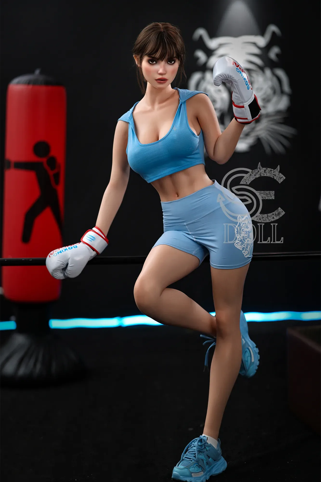 5FT5/167CM E CUP SILICONE BOXING SEX DOLL – JENNY.K view 7