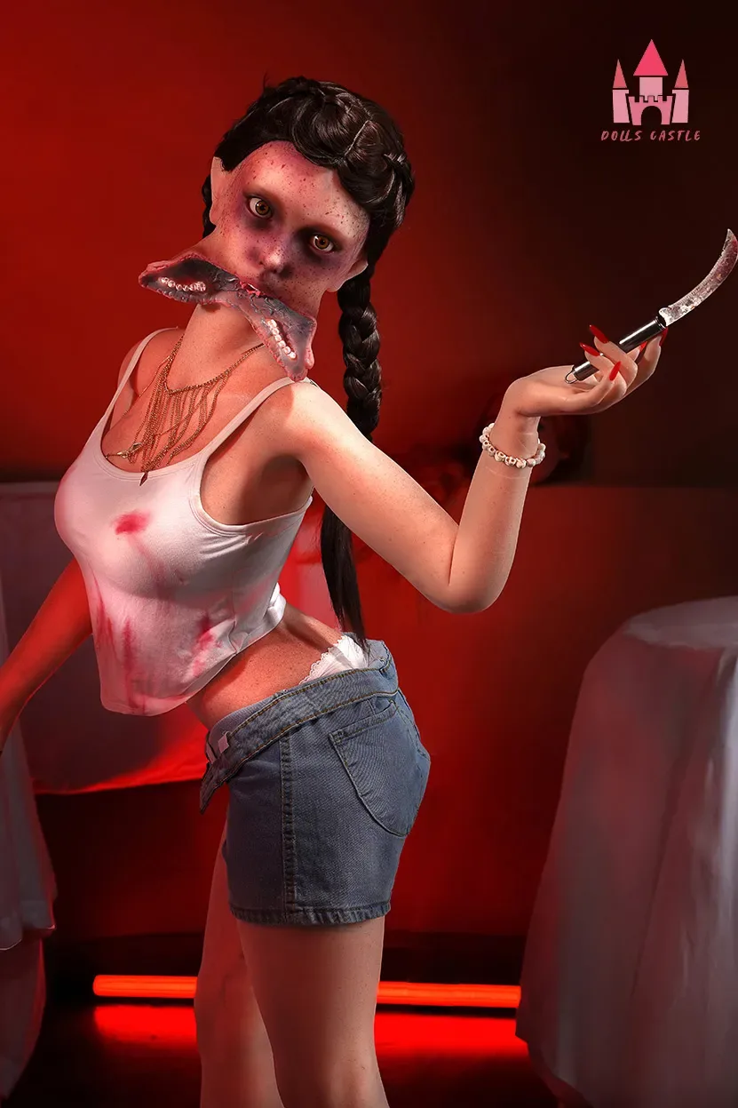 5FT2/158CM D CUP SILICONE ZOMBIE SEX DOLL - ELLA view 5