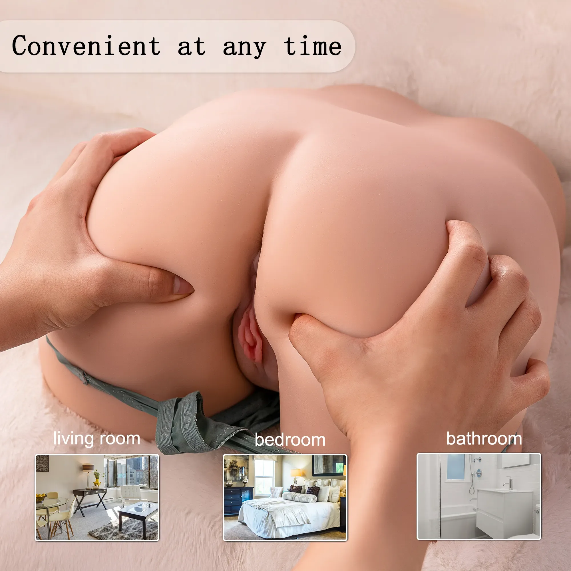 MICHELLE AUTO - 23.8 LB THRUSTING BUTT TORSO SEX DOLL view 7