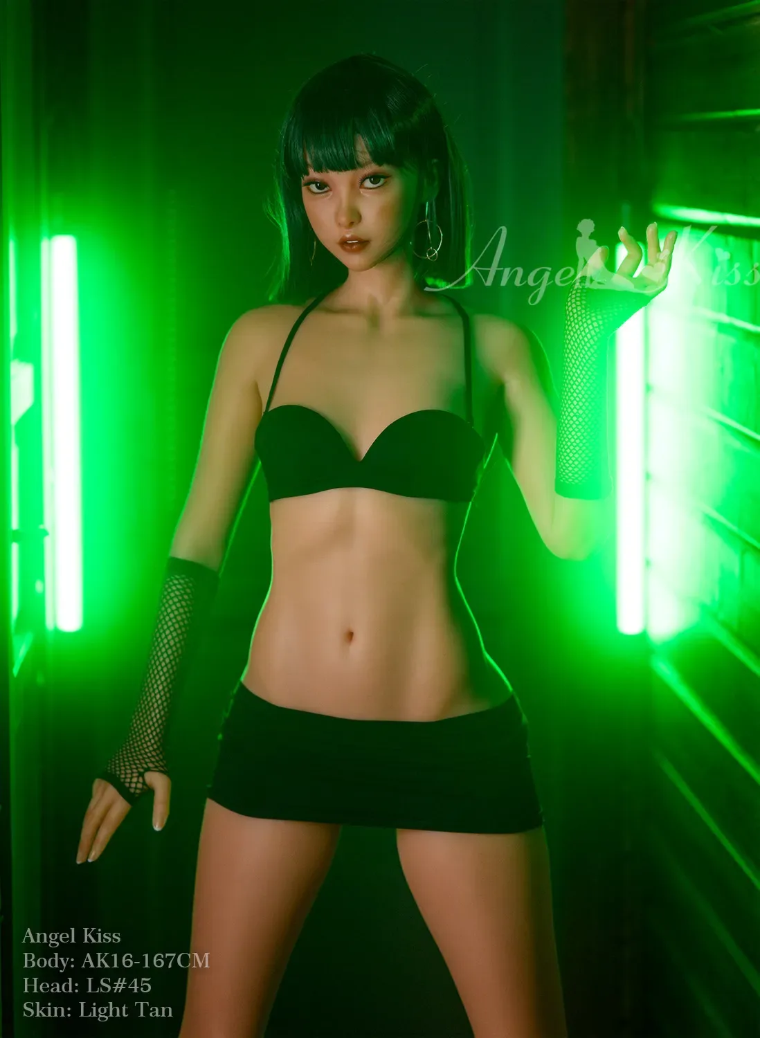 5FT5/167CM SILICONE FLAT CHESTED SEX DOLL - KIMI view 4