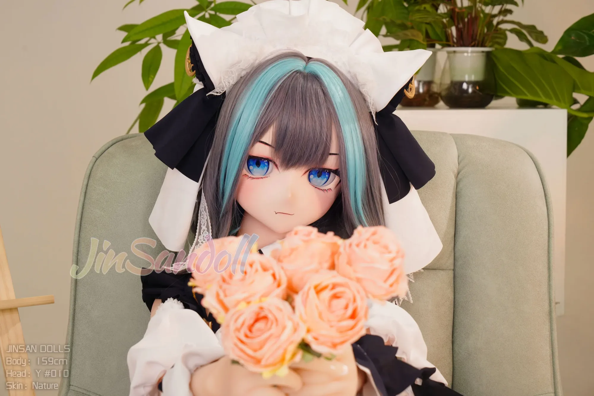 5FT3/159CM B CUP PVC HEAD ANIME TPE SEX DOLL - YUKIO view 8