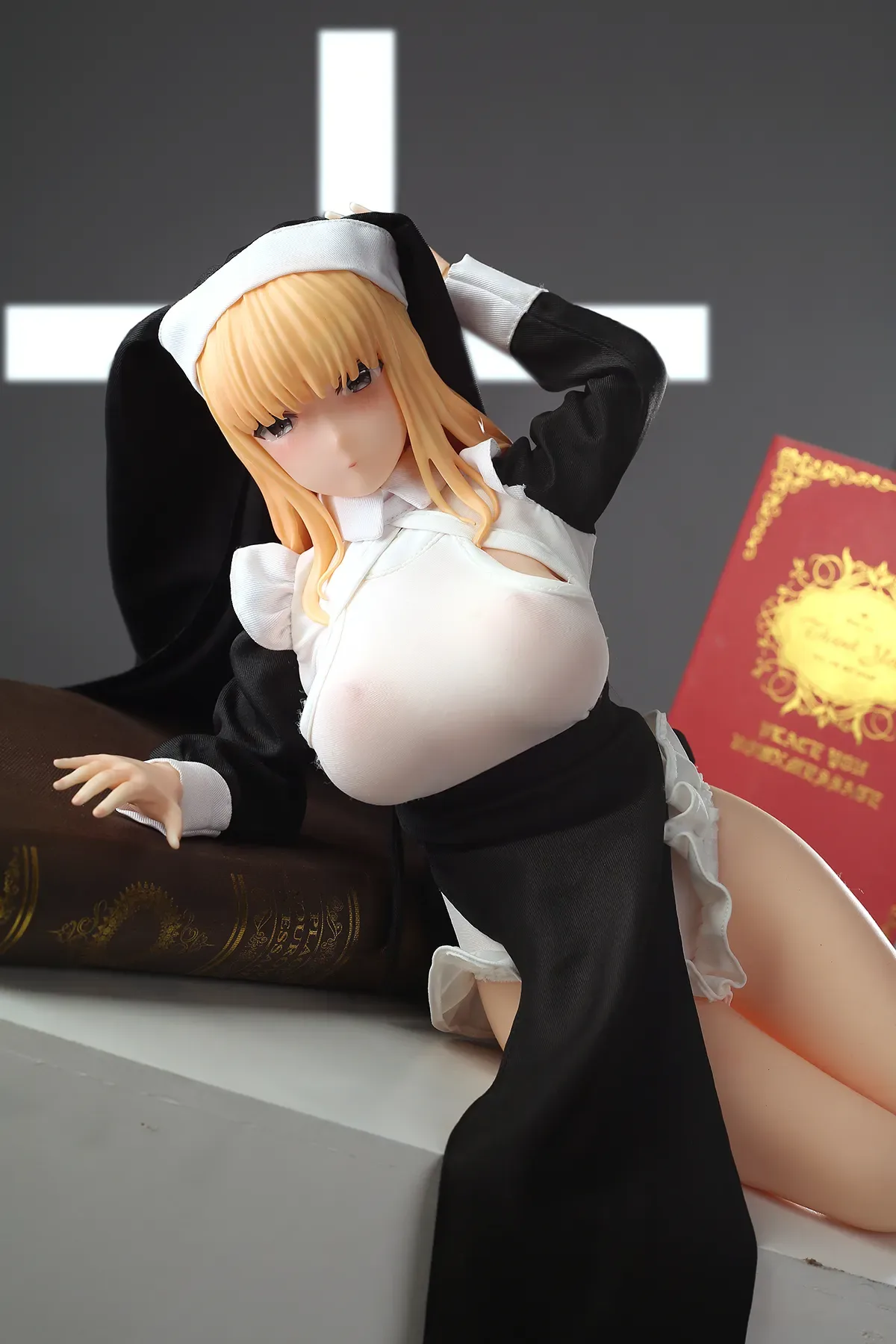 NUN YUMI - SILICONE SMALL ANIME SEX DOLL view 3