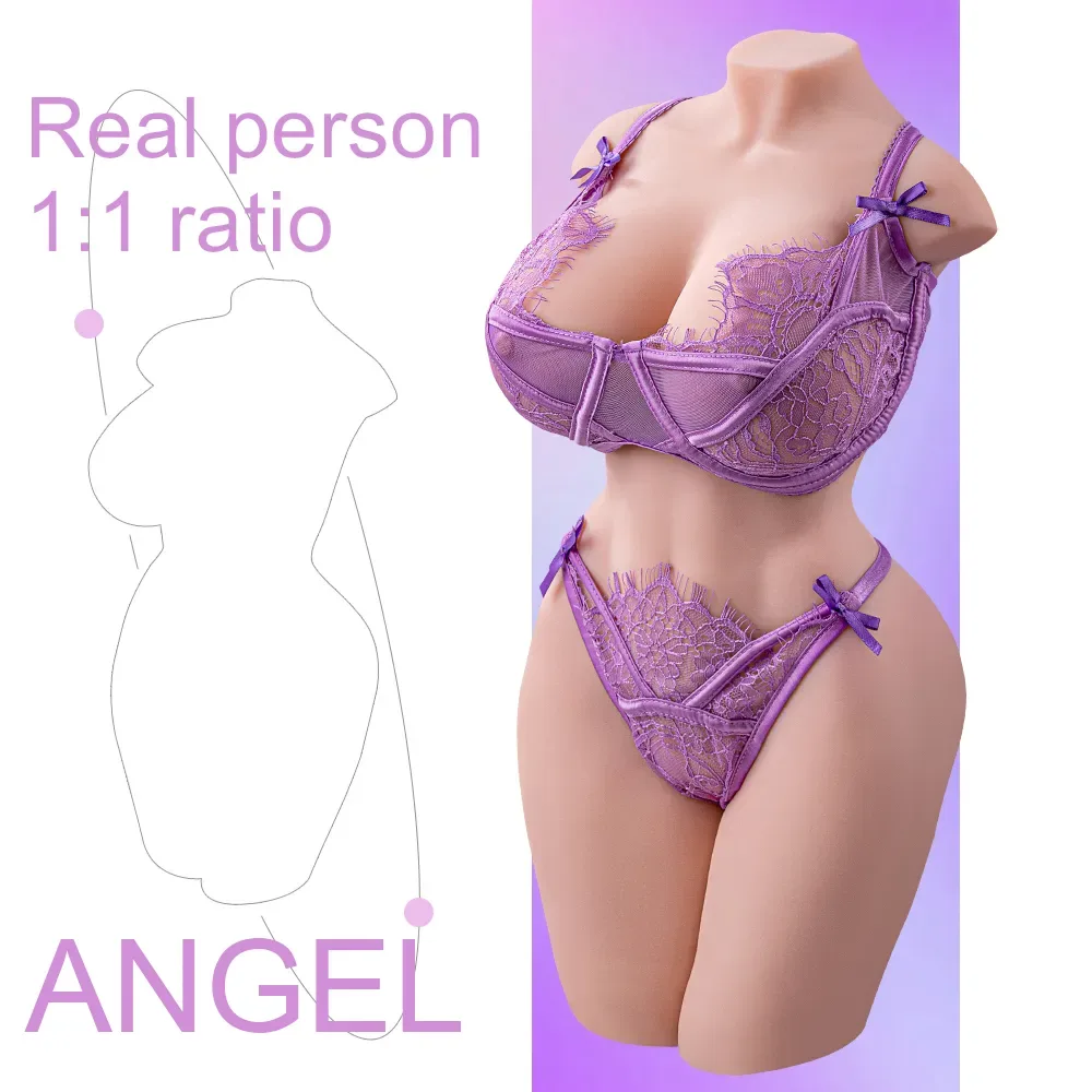 Rachel  - 15.4LB Mini Curvy Sex Doll Torso view 2