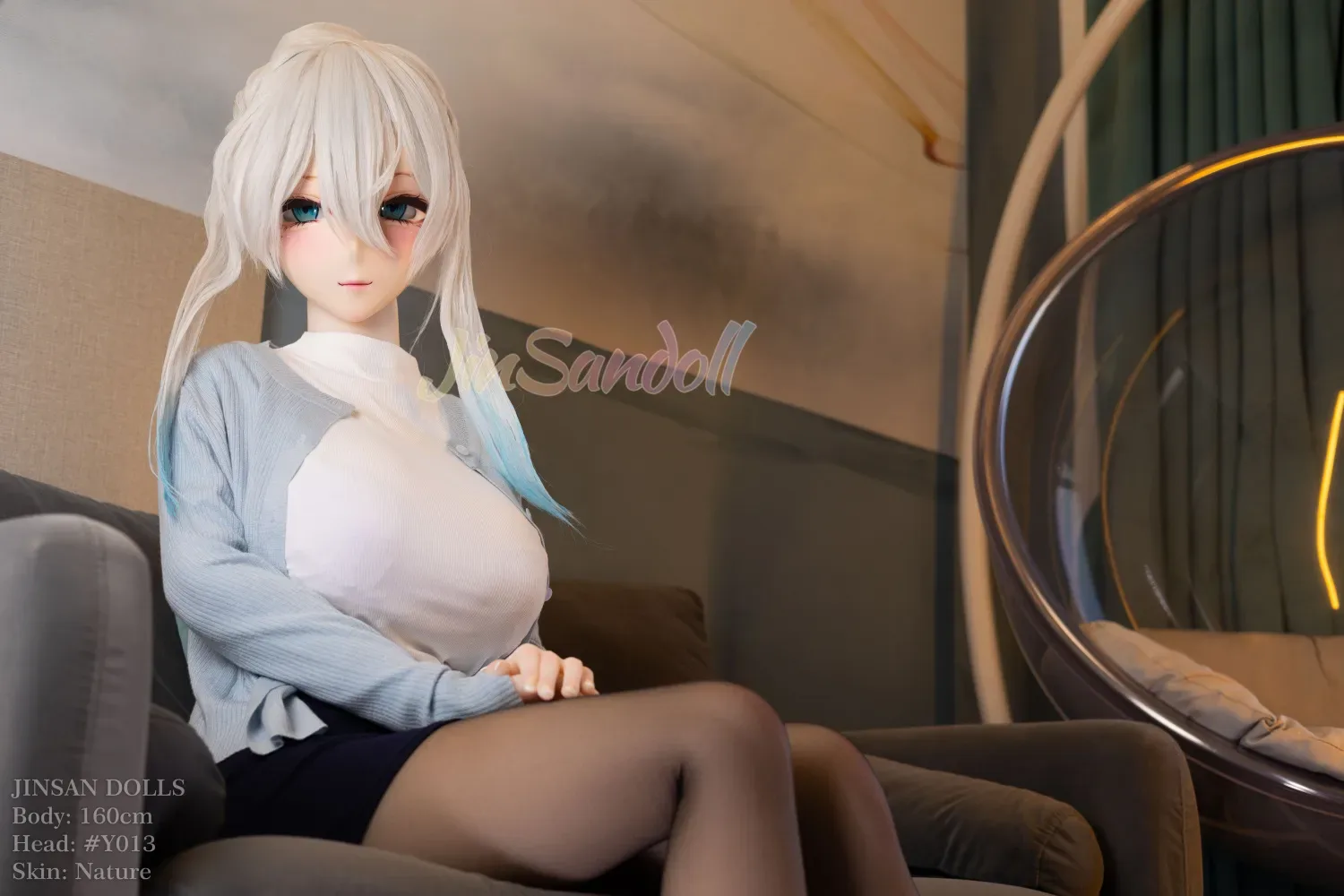 5FT3/160CM H CUP TPE PVC HEAD YUKINO MIFUYU SEX DOLL - ROBIN view 5
