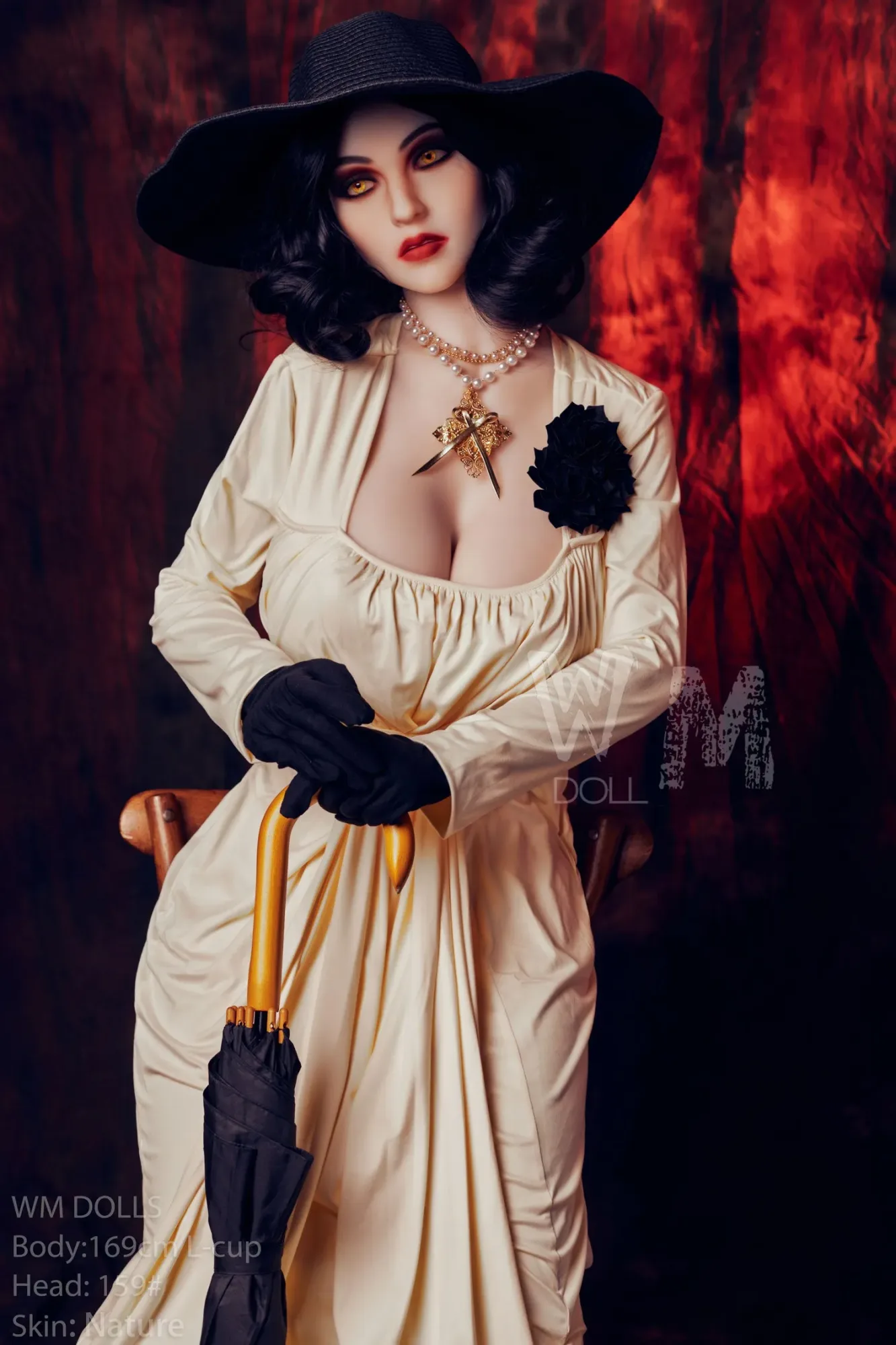 5FT54/169CM L CUP TPE SEX DOLL - VAMPIRE LADY